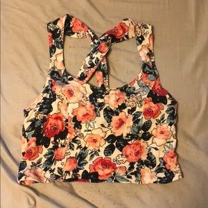Floral crop top